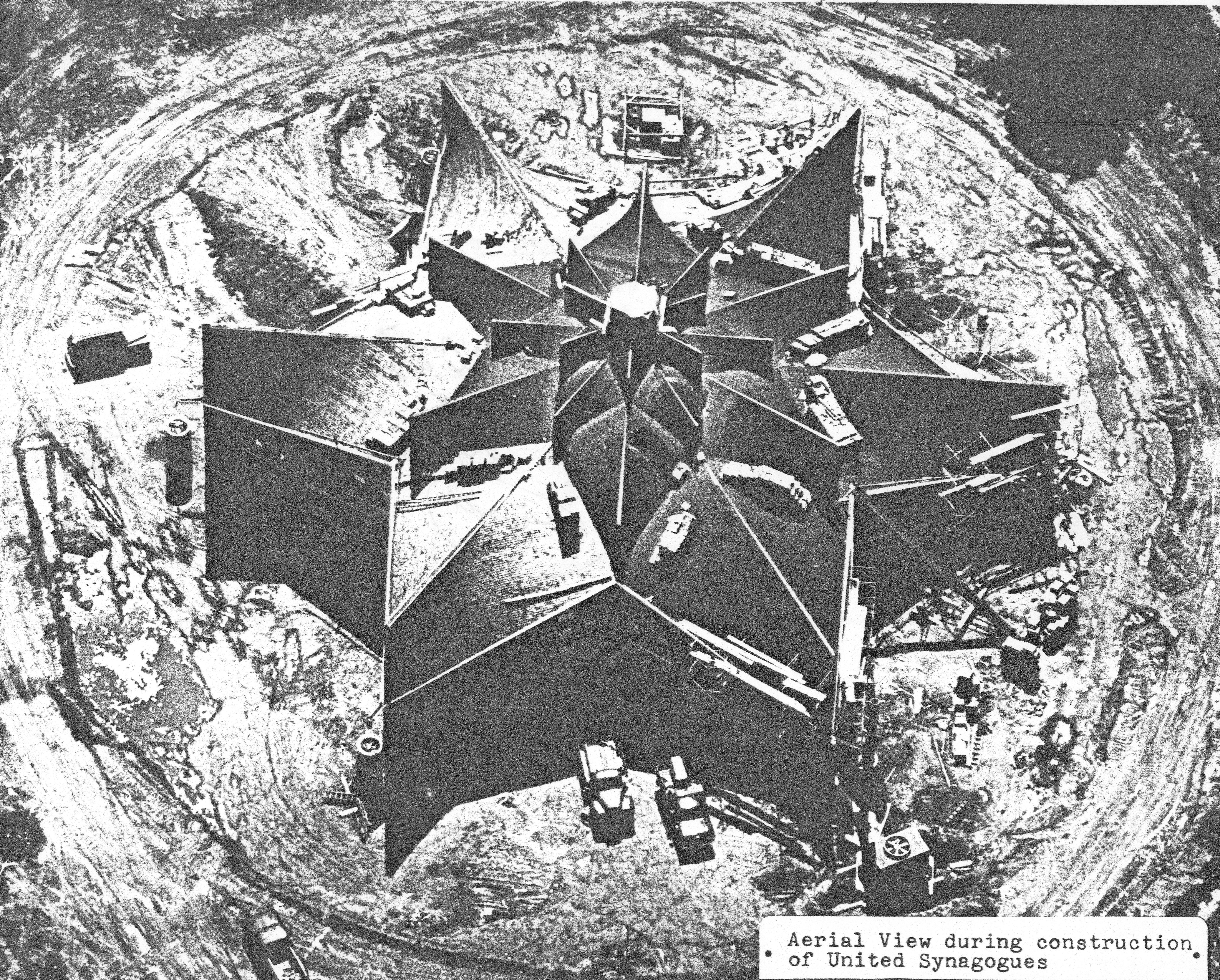 United Synagogue of Greater Hartford, aerial view